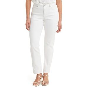 Levi’s 505 Straight White Jeans Women’s 29 High Waist